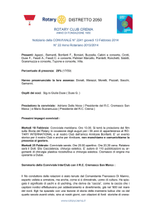 DISTRETTO 2050 - Rotary Club Crema