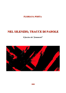 nel silenzio, tracce di parole