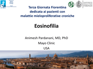 Eosinofilia - mpn