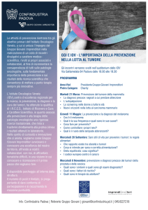L`importanza della prevenzione nella lotta al tumore.cdr