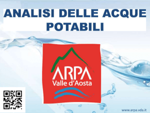 l`analisi delle acque potabili