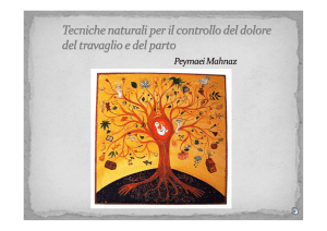 Tecniche naturali per il controllo del dolore nel travaglio di parto