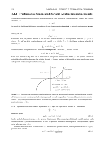 B.1.2 Trasformazioni Nonlineari di Variabili Aleatorie