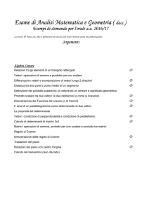 Lista delle domande per l`orale