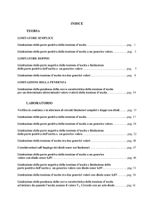 Limitatori con diodi, teoria e laboratorio