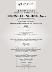 psicoanalisi e neuroscienze