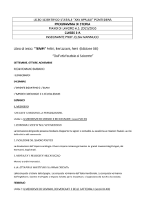 programma storia 3 a