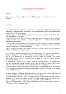 Le antiche religioni mesopotamiche