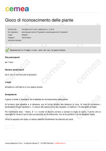 Gioco di riconoscimento delle piante