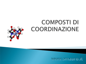 COMPOSTI DI COORDINAZIONE