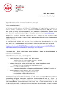 Alleghiamo la Lettera Ufficiale