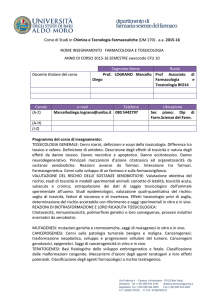 Dipartimento di Farmacia-Scienze del Farmaco