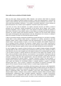 Nota sull`artista - Fondazione Giulio e Anna Paolini