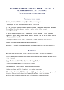 fonti - Corte di Cassazione
