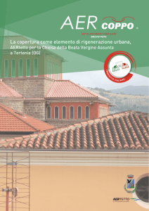AERtetto per la Chiesa della Beata Vergine Assunta a Tertenia