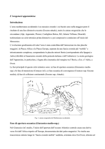 L`orogenesi appenninica