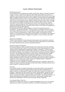 laser erbium frazionato