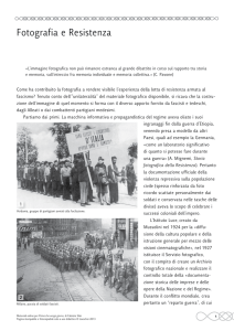 Fotografia e Resistenza