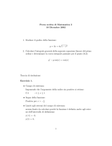10 Dicembre 2002 - Dipartimento di Matematica e Fisica