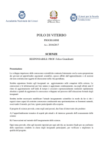 Istituti Secondari di II grado () - I Lincei per una nuova didattica