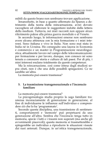 La trasmissione transgenerazionale