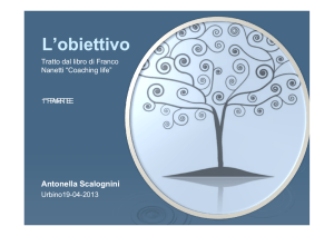 L`obiettivo - Counseling and coaching skills