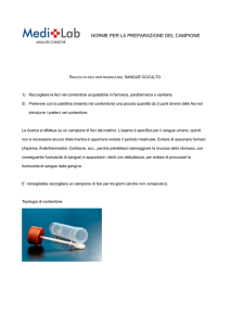 NORME PER LA PREPARAZIONE DEL CAMPIONE