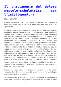 Il trattamento del dolore muscolo-scheletrico con l
