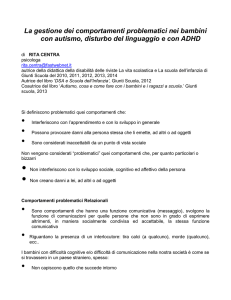 comportamenti problema - Frezzotti