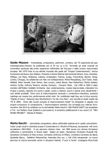 Guido Mazzon - trombettista, compositore, performer, scrittore, dal