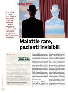 Malattie rare, pazienti invisibili