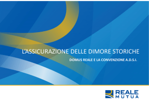 L`ASSICURAZIONE DELLE DIMORE STORICHE