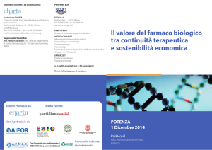 Il valore del farmaco biologico tra continuità