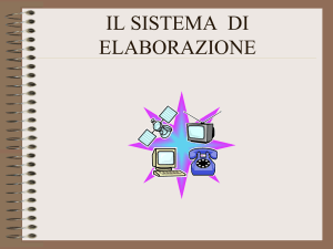 IL SISTEMA DI ELABORAZIONE - IIS Falcone