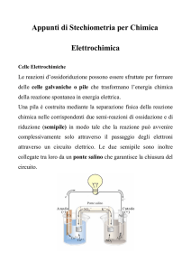 Appunti di Stechiometria per Chimica Elettrochimica
