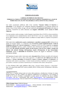 INFORMAZIONE ALLA STAMPA