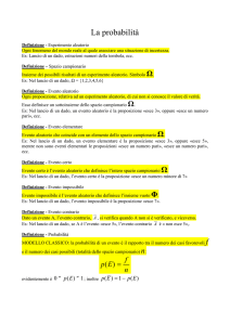 La probabilità