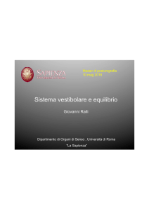 Scarica la lezione - Prof. Giovanni Ralli