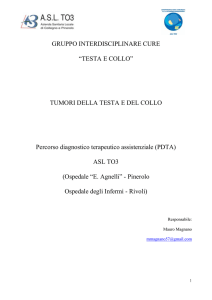Percorso Diagnostico Terapeutico Assistenziale