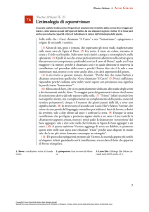 L`etimologia di septentriones 4 - Zanichelli online per la scuola