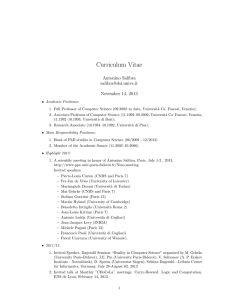 Curriculum Vitae
