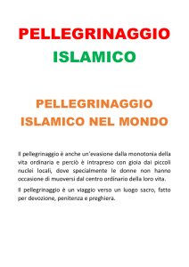 pellegrinaggio islamico - l`umanità in cammino, in occasione del