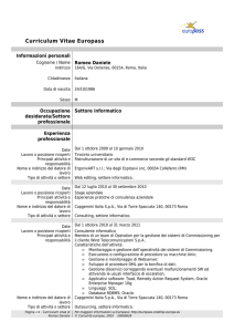 Curriculum Vitae Europass