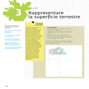 Rappresentare la superficie terrestre