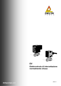 Elettrovalvola di intercettazione normalmente - Delta