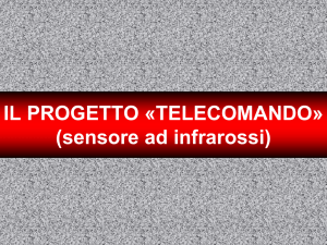 barriera ad infrarossi con visualizzazione su display