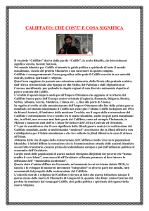 CALIFFATO: CHE COS`E` E COSA SIGNIFICA