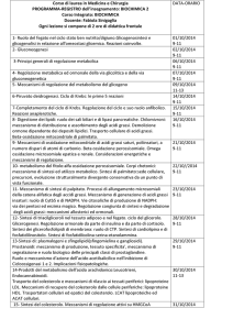 Biochimica II - Scuola di Medicina