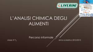 L`analisi chimica degli alimenti