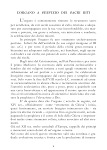 dell`organo a canne - Cattedrale Reggio Calabria